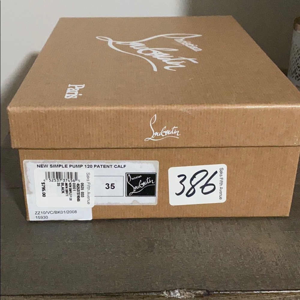 Christian Louboutin Simple Pump 120 size 35